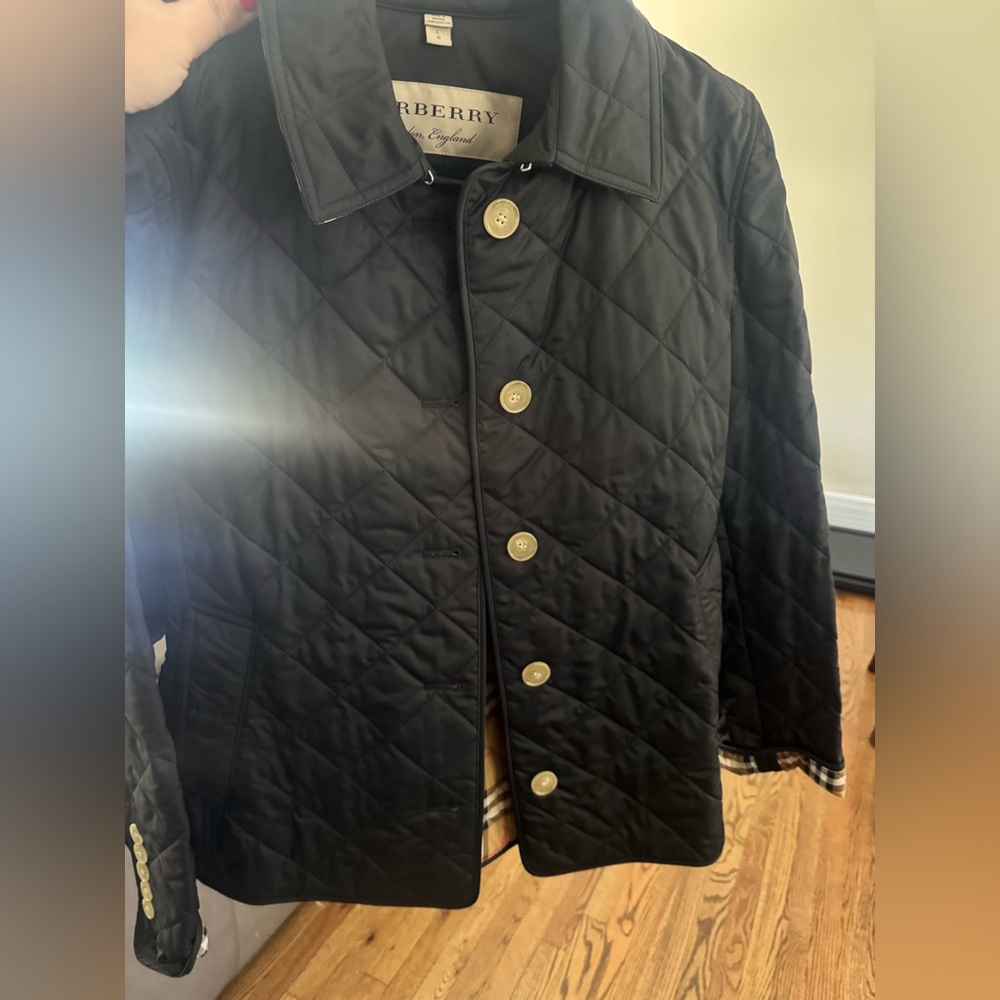 Burberry Black Quilted Puffer Jacket